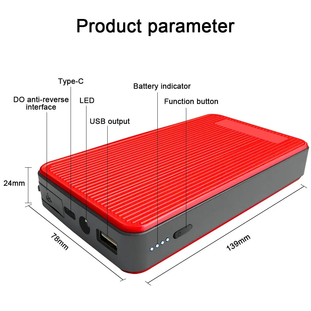 Démarreur de batterie d'urgence - Livraison offerte