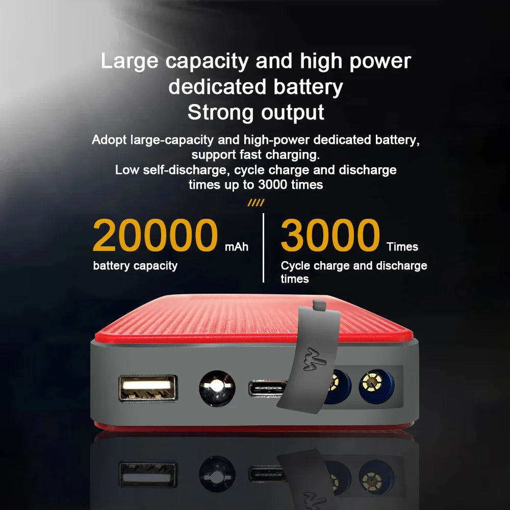 Démarreur de batterie d'urgence - Livraison offerte