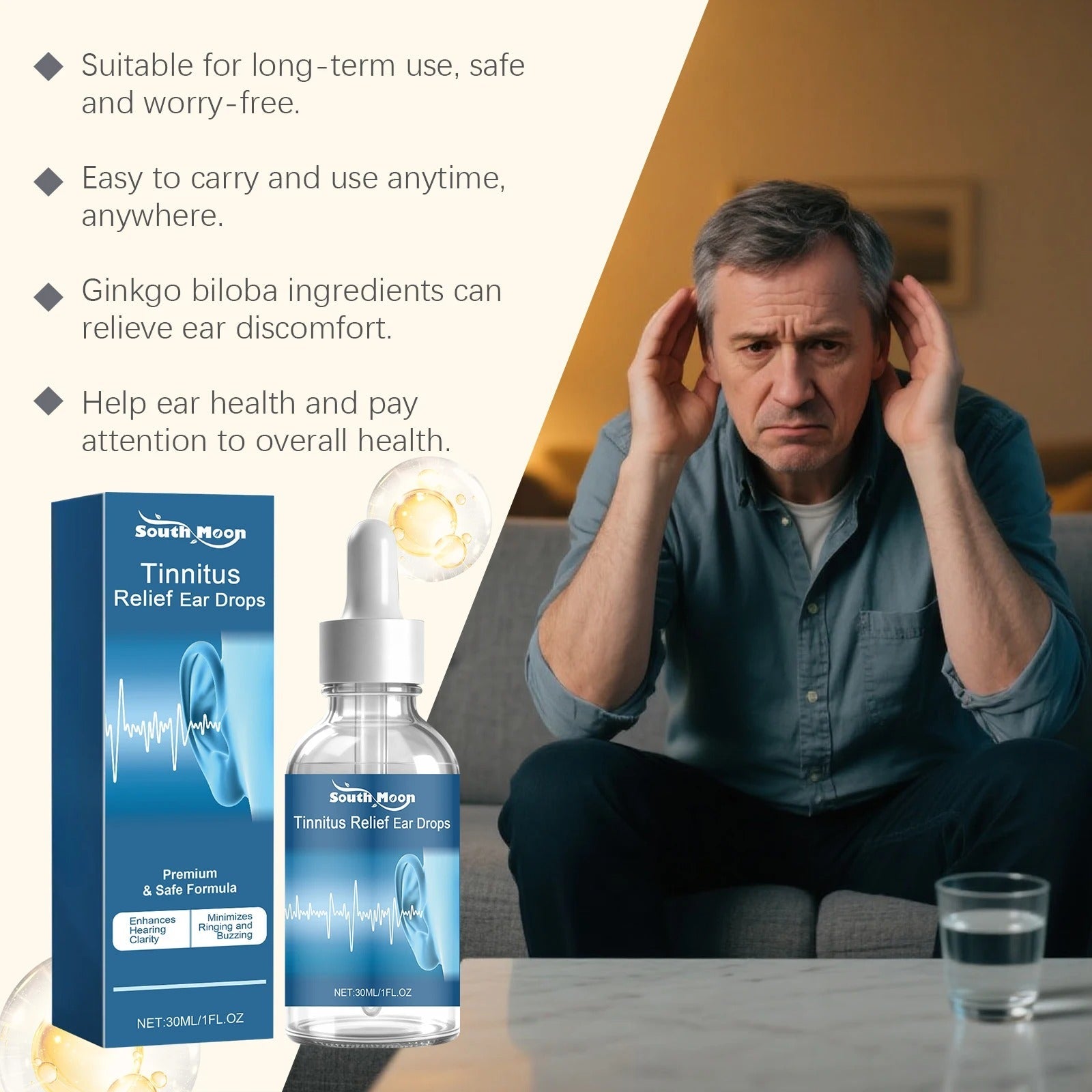 Huile anti-acouphène - Traitement efficace