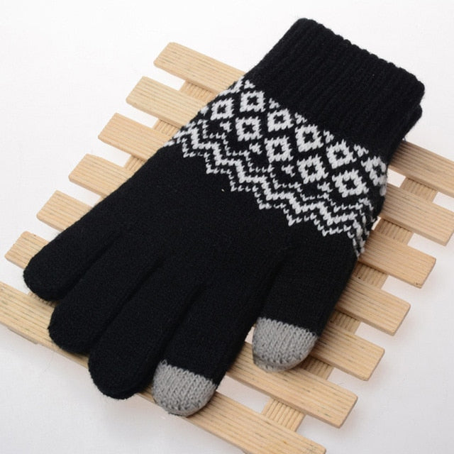 Gants en Laine Tactiles