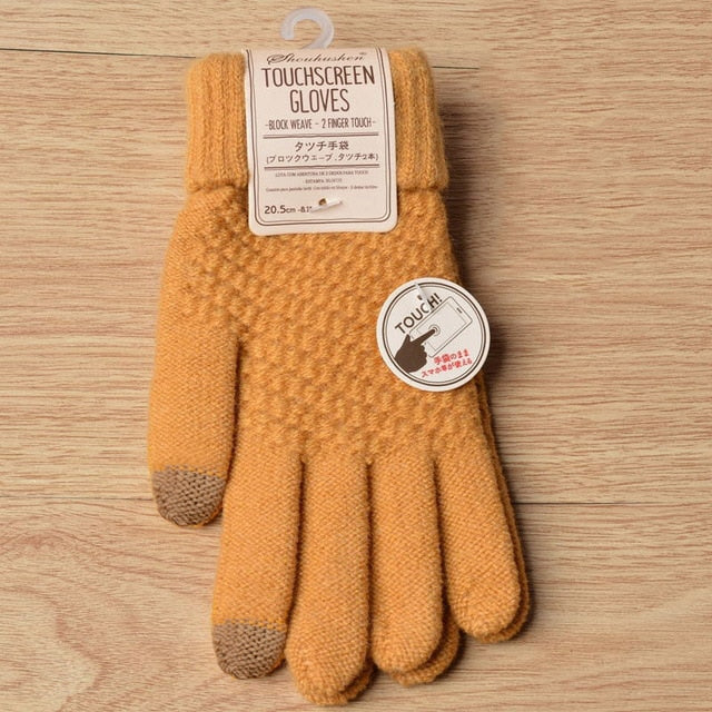 Gants en Laine Tactiles