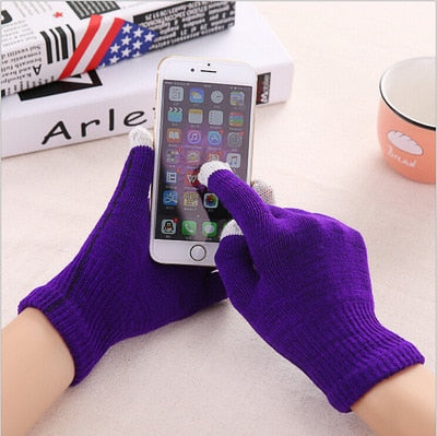 Gants en Laine Tactiles