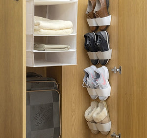 Meubles à chaussures avec adhésifs