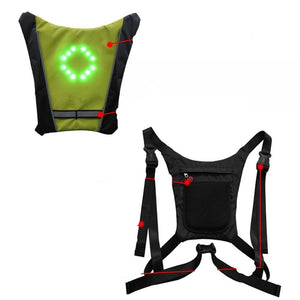 Gilet réfléchissant avec télécommande