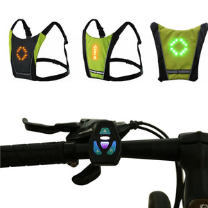 Gilet réfléchissant avec télécommande