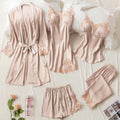 Ensemble de pyjama en satin - 5 pièces