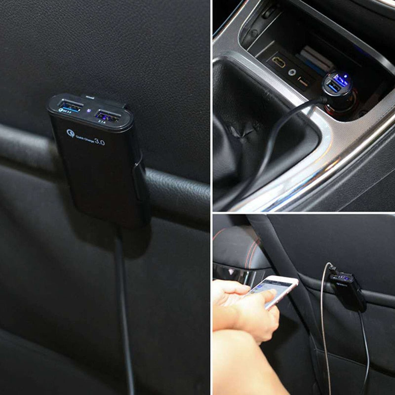 Chargeur 4 ports USB pour voiture