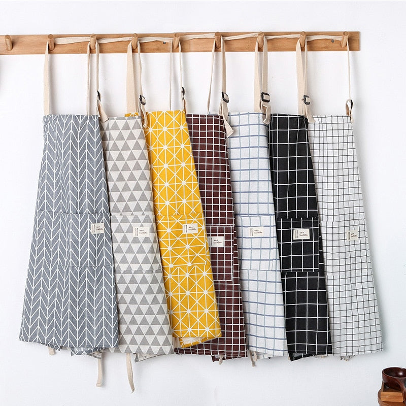TOP VENTES - Tablier de cuisine en coton et lin
