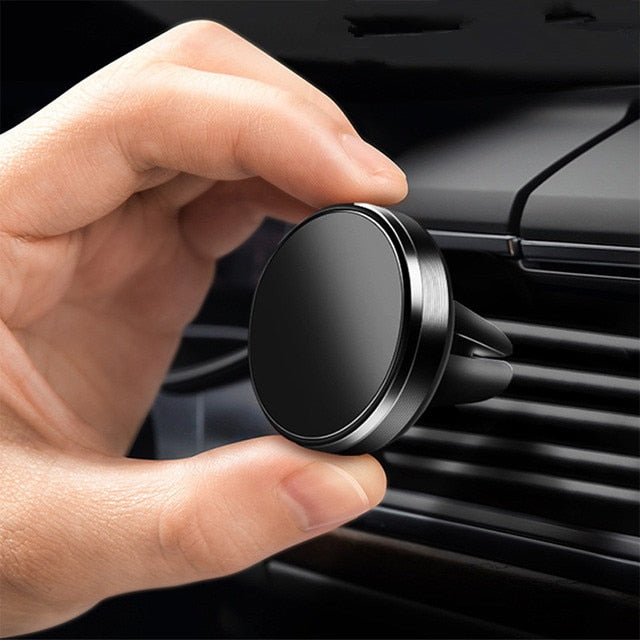 Support magnétique pour smartphone à grille d'aération de voiture