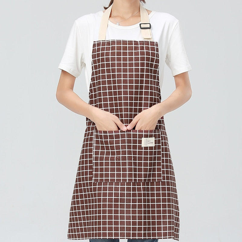 TOP VENTES - Tablier de cuisine en coton et lin
