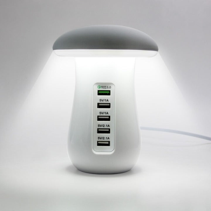 Station de Charge Lumineuse Multi Ports USB