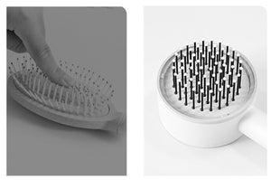 Brosse à cheveux auto-nettoyante