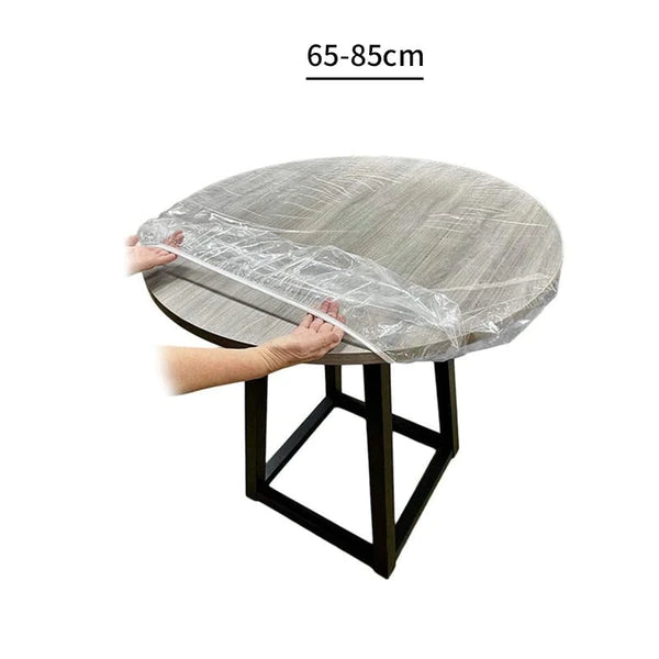 Nappe de Table Ronde Transparente et Elastique