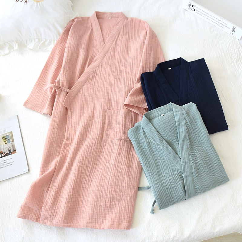 Robe de chambre style Kimono