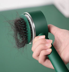 Brosse à cheveux auto-nettoyante