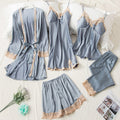 Ensemble de pyjama en satin - 5 pièces