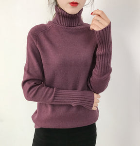 Col roulé femme
