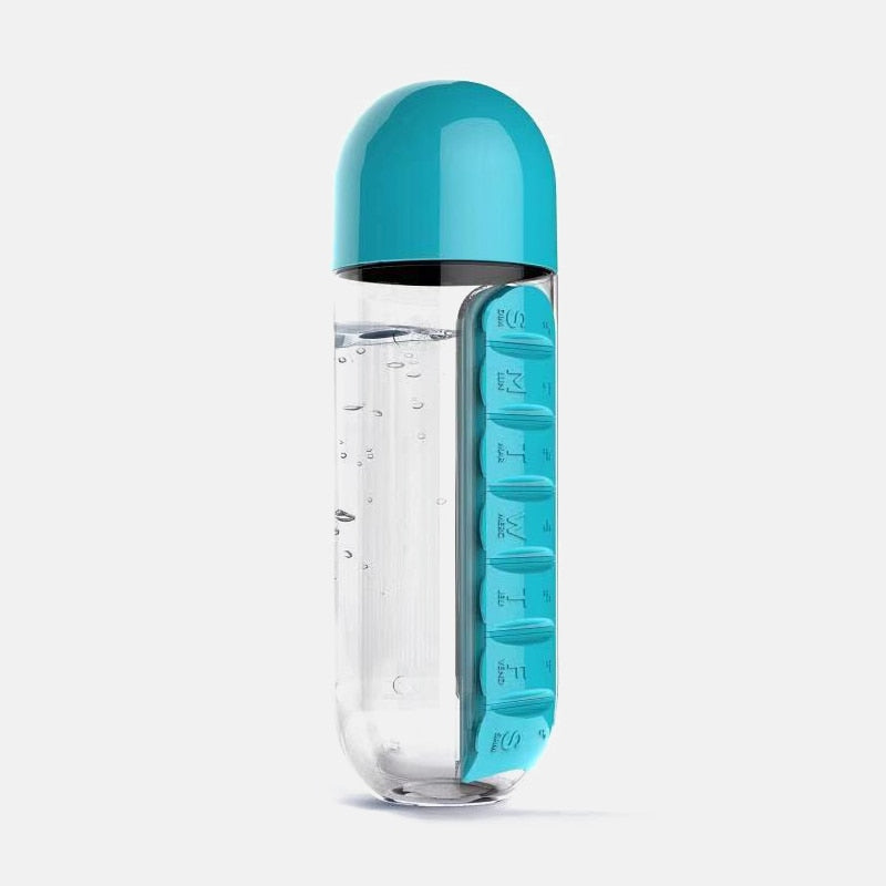 Gourde avec Pilulier Intégré