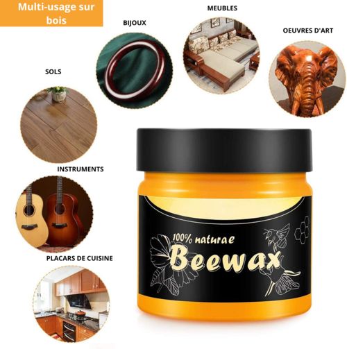 TOP VENTES - BEEWAX Cire d'abeille naturelle rénovatrice de bois
