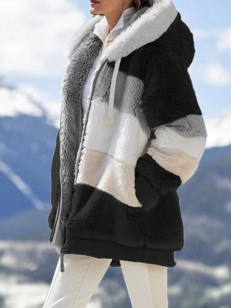 Polaire Oversize à Capuche