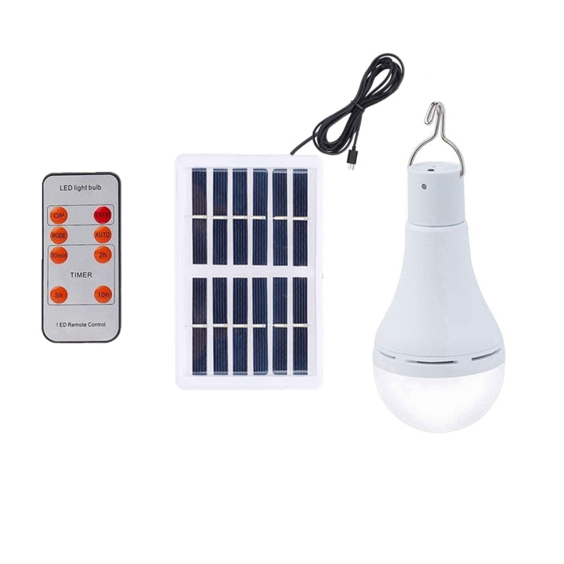 Ampoule LED Solaire avec Télécommande