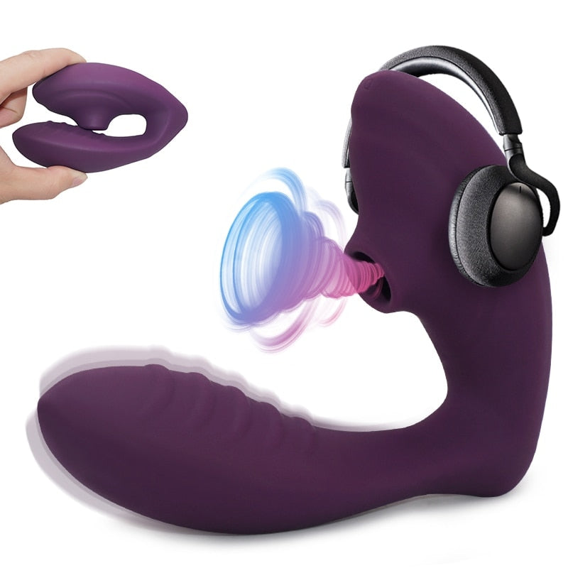 Vibromasseur 2 en 1