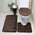 Ensemble de 3 tapis de salle de bain moelleux et absorbant