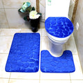 Ensemble de 3 tapis de salle de bain moelleux et absorbant