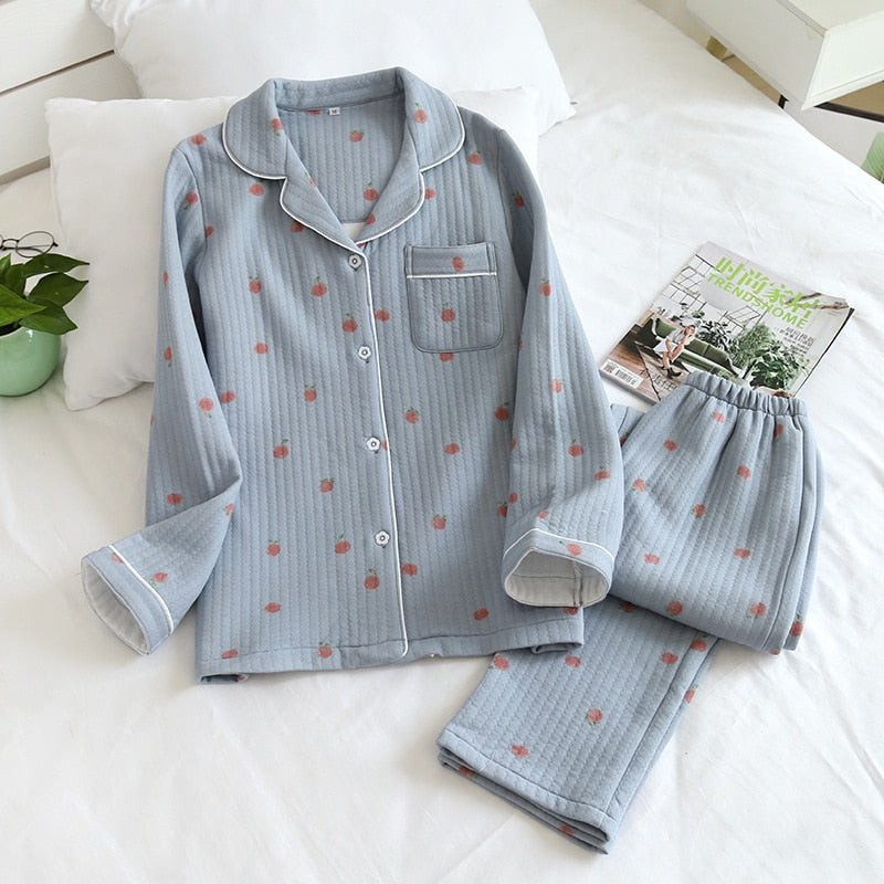 Pyjama Épais d'Hiver