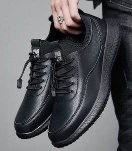Chaussures d'hiver légères en cuir - Facile à enfiler