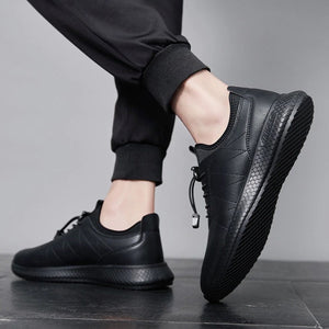 Chaussures d'hiver légères en cuir - Facile à enfiler
