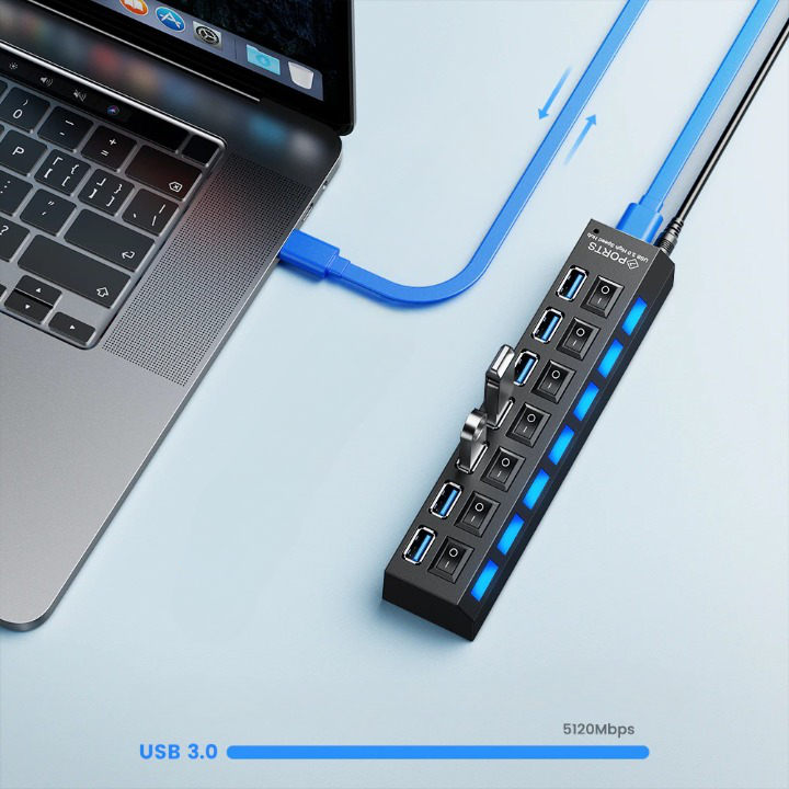 HUB Haut Débit Multi USB