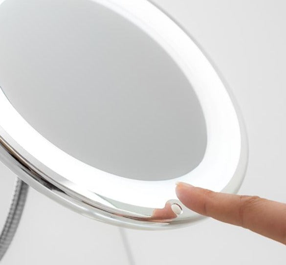 Miroir Grossissant à LED avec Bras Flexible