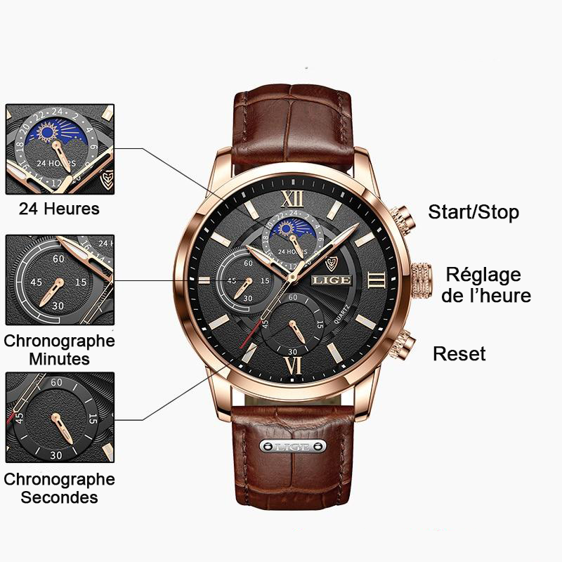 Montre chronographe pour homme